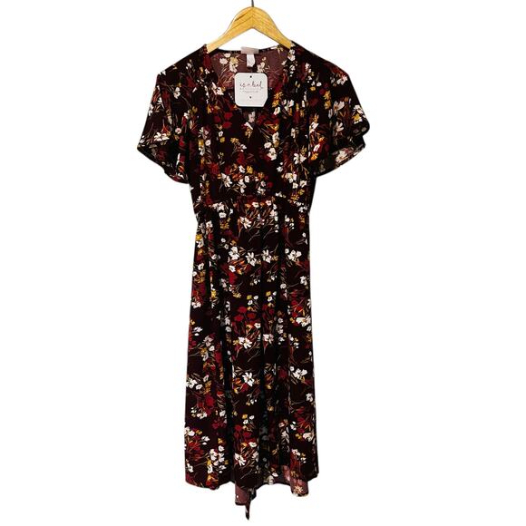 Isabel Maternity Floral Tie Back Dress Size S Small NWT - Picture 1 of 7